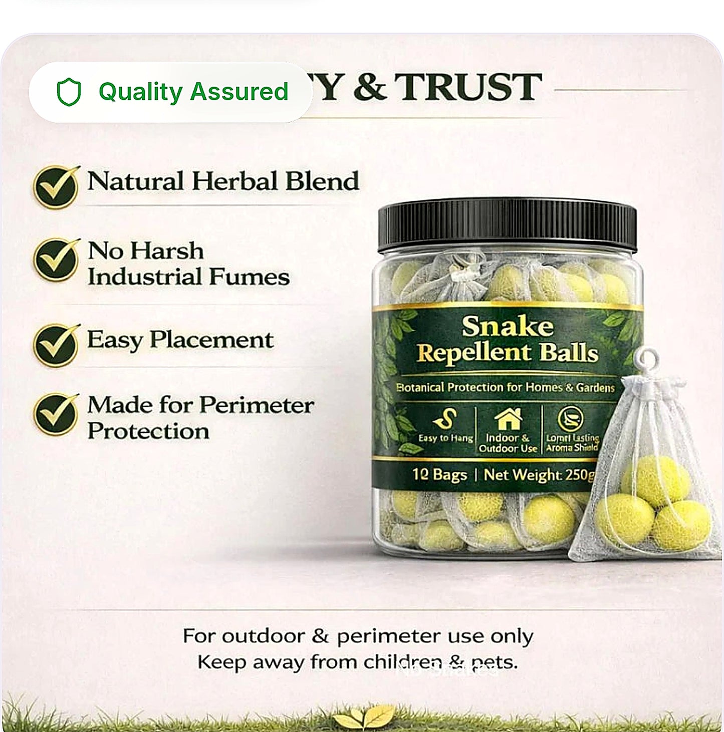 Snake Repellent Balls – Buy 1 Get 1 FREE | Advanced Herbal Shield_ 🎉 2 JARS in OnE price(⏳⏱️special offer)