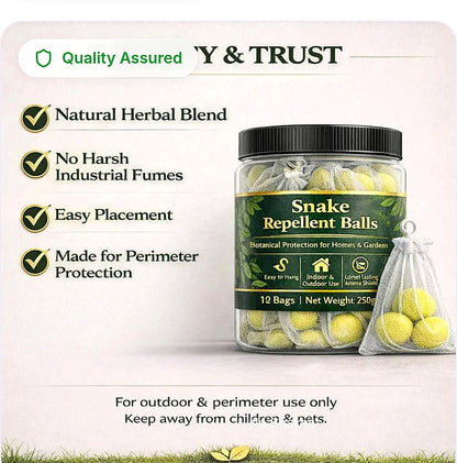 Snake Repellent Balls – Buy 1 Get 1 FREE | Advanced Herbal Shield_ 🎉 2 JARS in OnE price(⏳⏱️special offer)