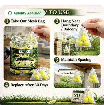 Snake Repellent Balls – Buy 1 Get 1 FREE | Advanced Herbal Shield_ 🎉 2 JARS in OnE price(⏳⏱️special offer)
