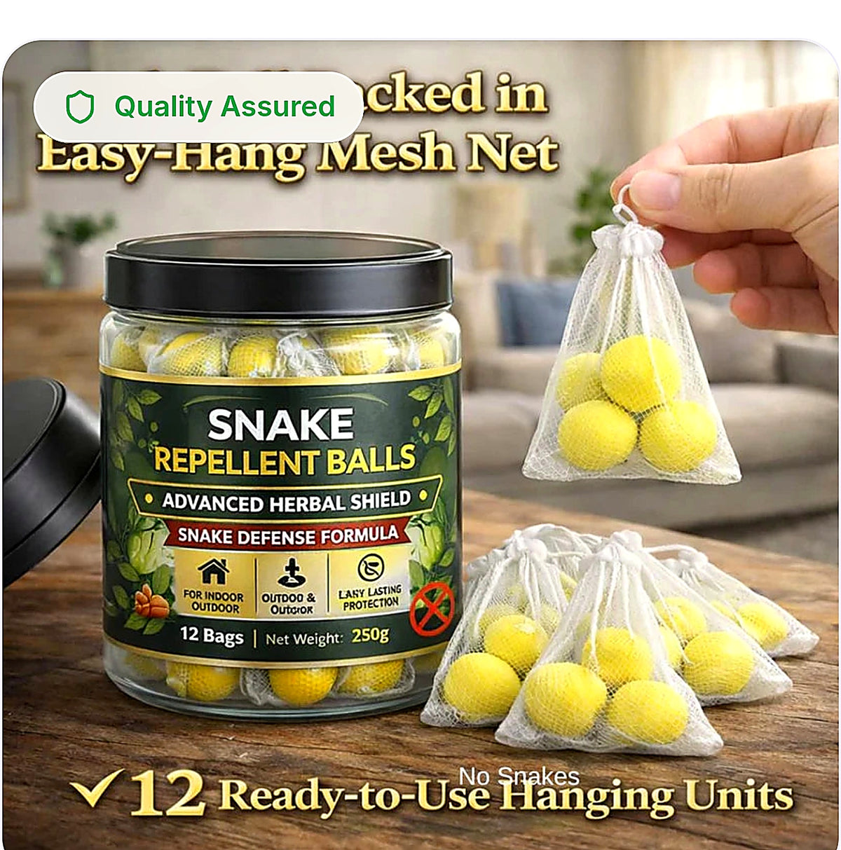 Snake Repellent Balls – Buy 1 Get 1 FREE | Advanced Herbal Shield_ 🎉 2 JARS in OnE price(⏳⏱️special offer)
