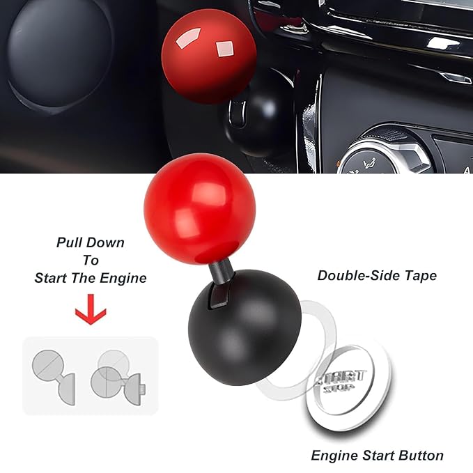 Car Engine Start Stop Button Cover (Pack of 1)