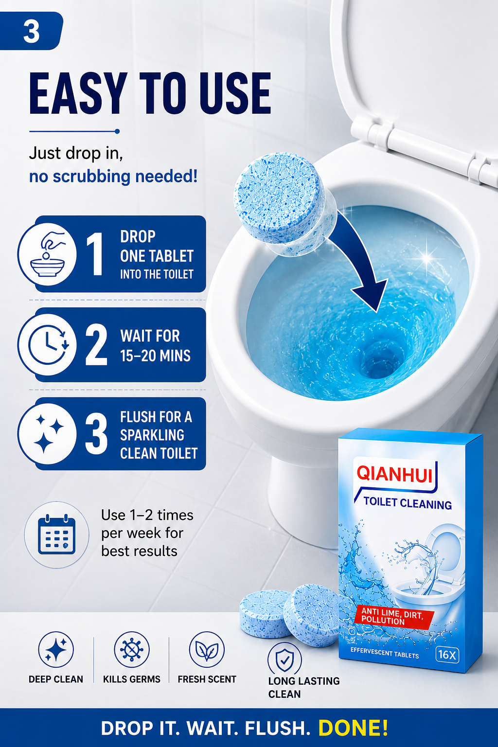 Toilet Bowl for Toilet cleaning  Tablets