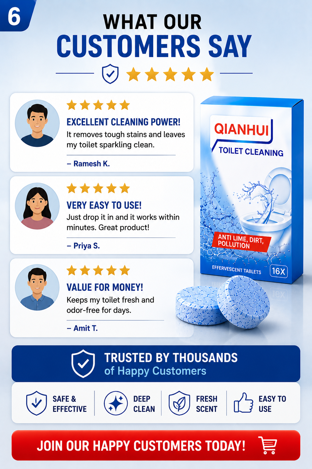 Toilet Bowl for Toilet cleaning  Tablets